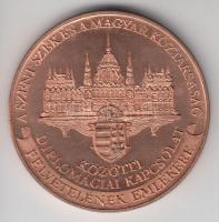 1990. "A Szent Szék és a Magyar Köztársaság közötti diplomáciai kapcsolat felvételének emlékére" fényes Br emlékérem (42,5mm) T:1