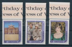 Princess Diana's 21st birthday margin set, Diana hercegnő 21. születésnapja ívszéli sor