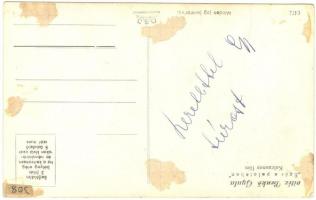 1942 Vitéz Benkő Gyula színművész által aláírt fotólap portréjával