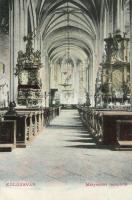 Kolozsvár Mátyás square church interior