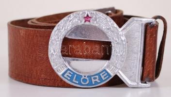 Úttörő derékszíj alumínium csattal, h:80 cm