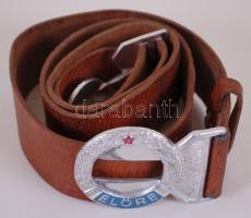 Úttörő derékszíj alumínium csattal, h:80 cm