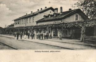 Székelykocsárd railway station (wet damage)