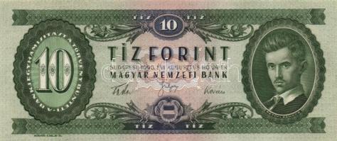 1960. 10FT (3x) T:II(hajtva, de nincs törve)