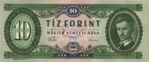 1960. 10FT (3x) T:II(hajtva, de nincs törve)