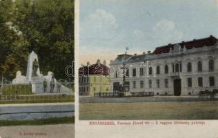 Karánsebes Franz Joseph statue, joint estate palace (Rb)