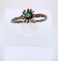 Ezüst (Ag) gyűrű türkizzel /  Silver ring with turquoise, s: 53cm, bt: 0,7gr