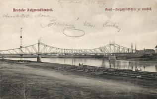 Arad Zsigmondháza iron bridge (EB)