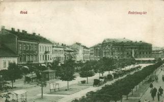 Arad Andrássy square, Furniture factory of Verbos and his son (small tear)