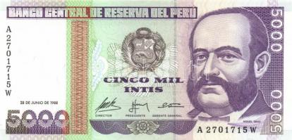 Peru 9db klf modern bankjegy T:I
Peru 9pcs of different modern banknotes C:Unc