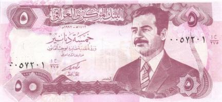 Irak 9db klf modern bankjegy T:I(egyik I-)
Iraq 9pcs of different modern banknotes C:Unc(one of them...