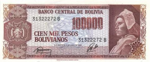 Bolívia 1962-1984. 6db modern bankjegy T:I
Bolivia 1962-1984. 6pcs of different banknotes C:Unc