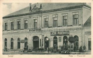 Szinérváralja Market square shop of Lazar Marcovits