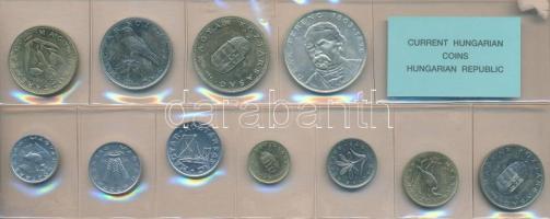 1994. 10f-200Ft 11db klf érmés forgalmi sor fóliatokban (200Ft Ag "Deák") T:1
