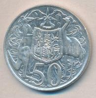 Ausztrália 1966. 50c Ag "II. Erzsébet" T:2 Austrália 1966. 50 Cents Ag "Elizabeth II" C:XF