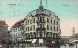 Nagyvárad Bémer square, dentist, the shop of brothers Koch, warehouse of Erdős and Grünfeld