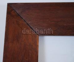 Antik rusztikus keret, apró hibákkal belső: 70×110 cm, külső: 84×115 cm