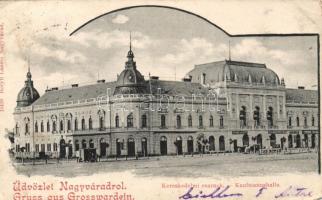 Nagyvárad trading hall, grocer, the shops of Silberstein and Lajos Freund (fa)