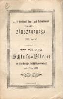 1898 Az Új-Verbászi Önsegélyező Szövetkezet zárszámadása