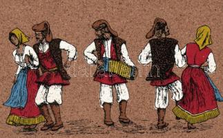 Folklore, Sardinia, corkwood card