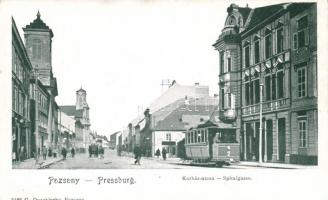 Pozsony Hostpital street, tram