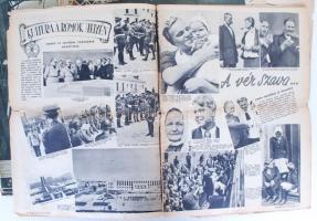 cca 1941-1943 15 db Képes Vasárnap + 2 db Magyar futár c. újség, mindegyik sok frontképpel és érdeke...