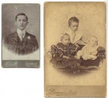 cca 1860-1890 7 db keméynhátú fotó klf magyar fényképészek műtermeiből / vintage photos