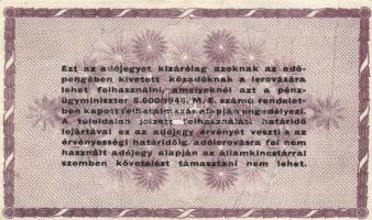 1930. 20P + 100P + 1946. 1.000.000MP + 10.000.000MP + 1.000.000BP "Csili 1975. április 17-30......