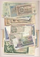 Vegyes világpénz tétel összesen 46db T:vegyes