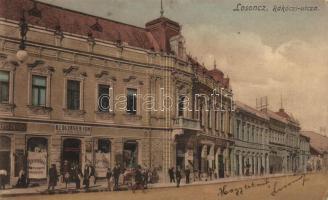 Losonc Rákóczi street, Shop Redlinger Ignác, Shop of Kerekes Árpád