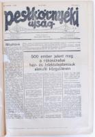 1937 A Pestkörnyéki újság komplett évfolyama keménykötésben. A/2-es méretben szép állapotban