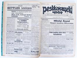 1937 A Pestkörnyéki újság komplett évfolyama keménykötésben. A/2-es méretben szép állapotban