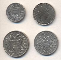 Ausztria 1926. 1Sch Ag + 1929. 10Gr + 1934-35. 50Gr + 1Sch T:1,2
Austria 1926. 1 Schilling Ag + 1929...