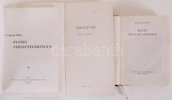 Mezey István: Kelet Magyar Vándorai. Bp., 1963. + Petőfi Sárszentlőrincen. Szigetvár Bibliográfiája