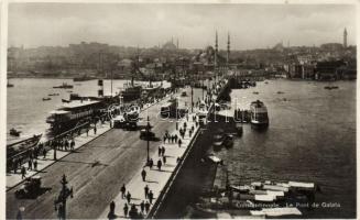 Constantinople Galata bridge