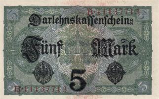 Német Birodalom 1908-1920. 2M, 5M, 10M, 100M, 1000M (2x) T:II,II-
German Empire 1908-1920. 2 Mark, 5...