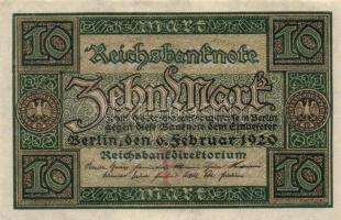 Német Birodalom 1908-1920. 2M, 5M, 10M, 100M, 1000M (2x) T:II,II-
German Empire 1908-1920. 2 Mark, 5...