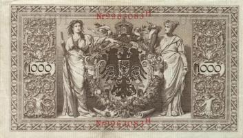 Német Birodalom 1908-1920. 2M, 5M, 10M, 100M, 1000M (2x) T:II,II-
German Empire 1908-1920. 2 Mark, 5...