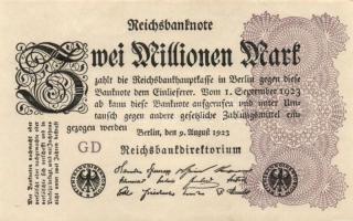 Német Birodalom/Weimari Köztársaság 1923. 2.000.000M (3x) + 50.000.000M (3x) T:I,I-
Germany-Weimar R...