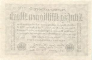 Német Birodalom/Weimari Köztársaság 1923. 2.000.000M (3x) + 50.000.000M (3x) T:I,I-
Germany-Weimar R...