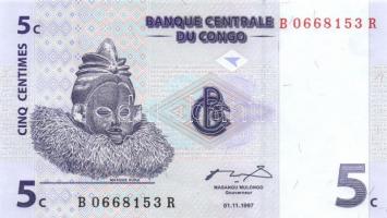 Kongó/Ruanda 6klf bankjegy T:I
Congo/Rwanda 6 different banknotes C:Unc