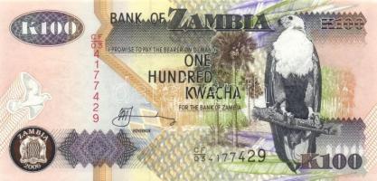 Zambia 5 klf bankjegy T:I
Zambia 5 different banknotes C:Unc