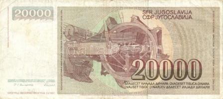 Jugoszlávia 1985-1993. 1000D - 500.0000.000.000D (6klf) T:II,III
Yugoslavia 1985-1993. 1000 Dinara -...