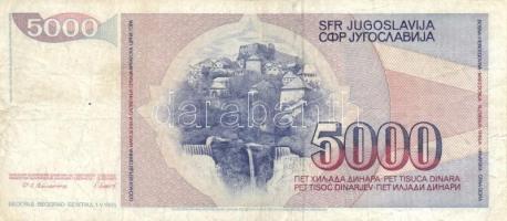 Jugoszlávia 1985-1993. 1000D - 500.0000.000.000D (6klf) T:II,III
Yugoslavia 1985-1993. 1000 Dinara -...