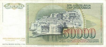 Jugoszlávia 1985-1993. 1000D - 500.0000.000.000D (6klf) T:II,III
Yugoslavia 1985-1993. 1000 Dinara -...