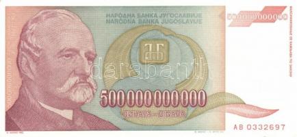 Jugoszlávia 1985-1993. 1000D - 500.0000.000.000D (6klf) T:II,III
Yugoslavia 1985-1993. 1000 Dinara -...