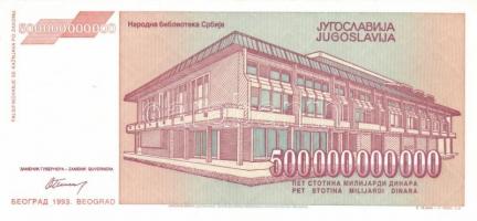 Jugoszlávia 1985-1993. 1000D - 500.0000.000.000D (6klf) T:II,III
Yugoslavia 1985-1993. 1000 Dinara -...