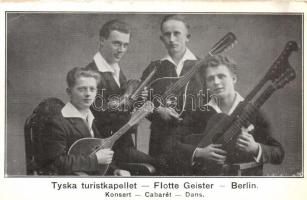 German four-piece, musicians in Berlin, Flotte Geister