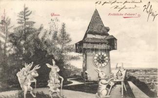 1899 Graz, Easter greeting