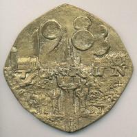 Lengyelország 1983. Torun város bronz emlékplakett sorszámmal ellátva. Szign.: Opus (d=105mm) T:3 (p...